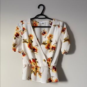SOCIALITE floral blouse